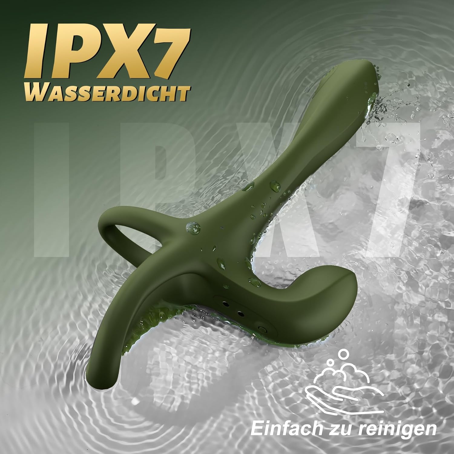 💥Vibrating Penis Ring with 7 Tapping and 7 Vibration Modes — Enhances Girth, Hardness, and Stamina