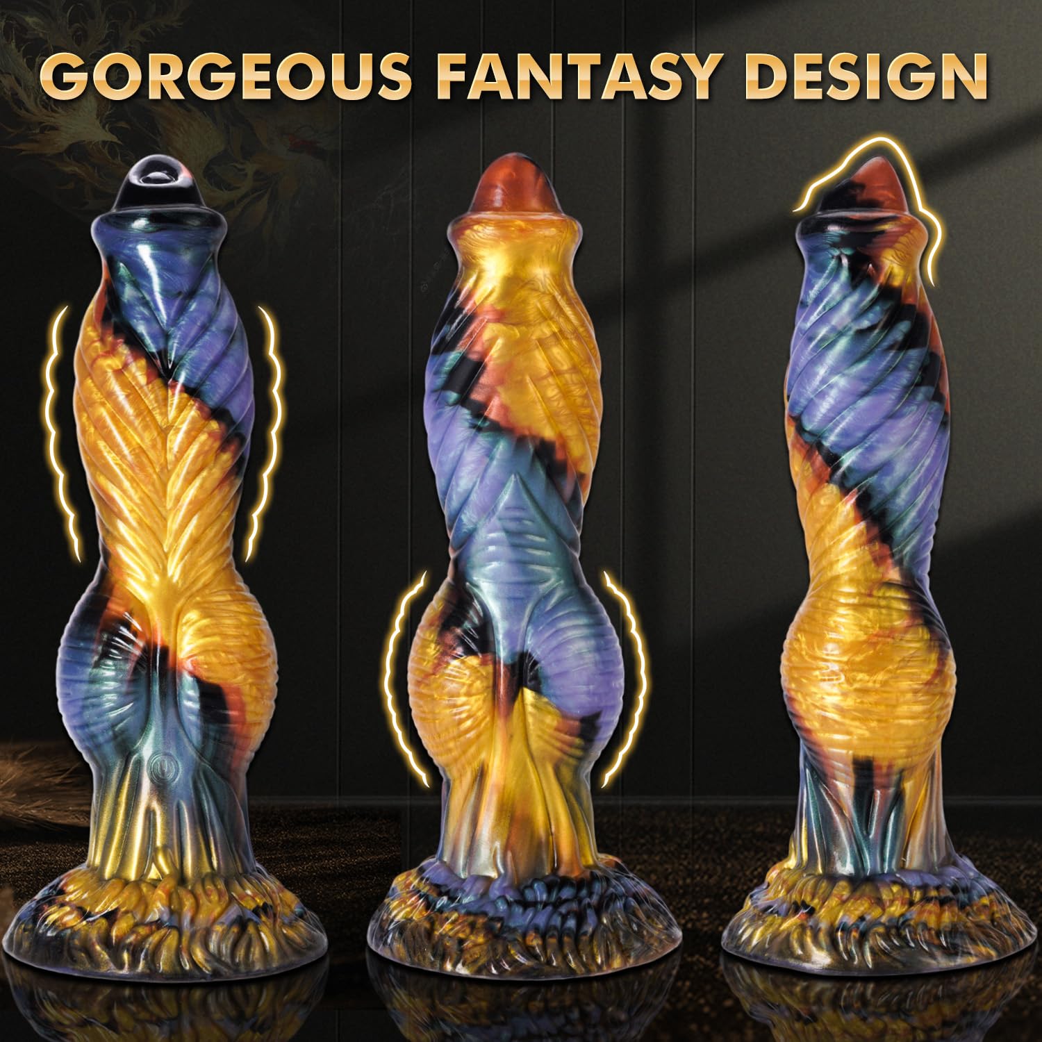 🔥2024 new model on the market-💥Colorful Gold Firebird Vibrator