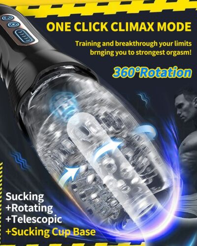 男性自慰器自动免提旋转杯推力器男士性玩具 - 图片 2 of 11