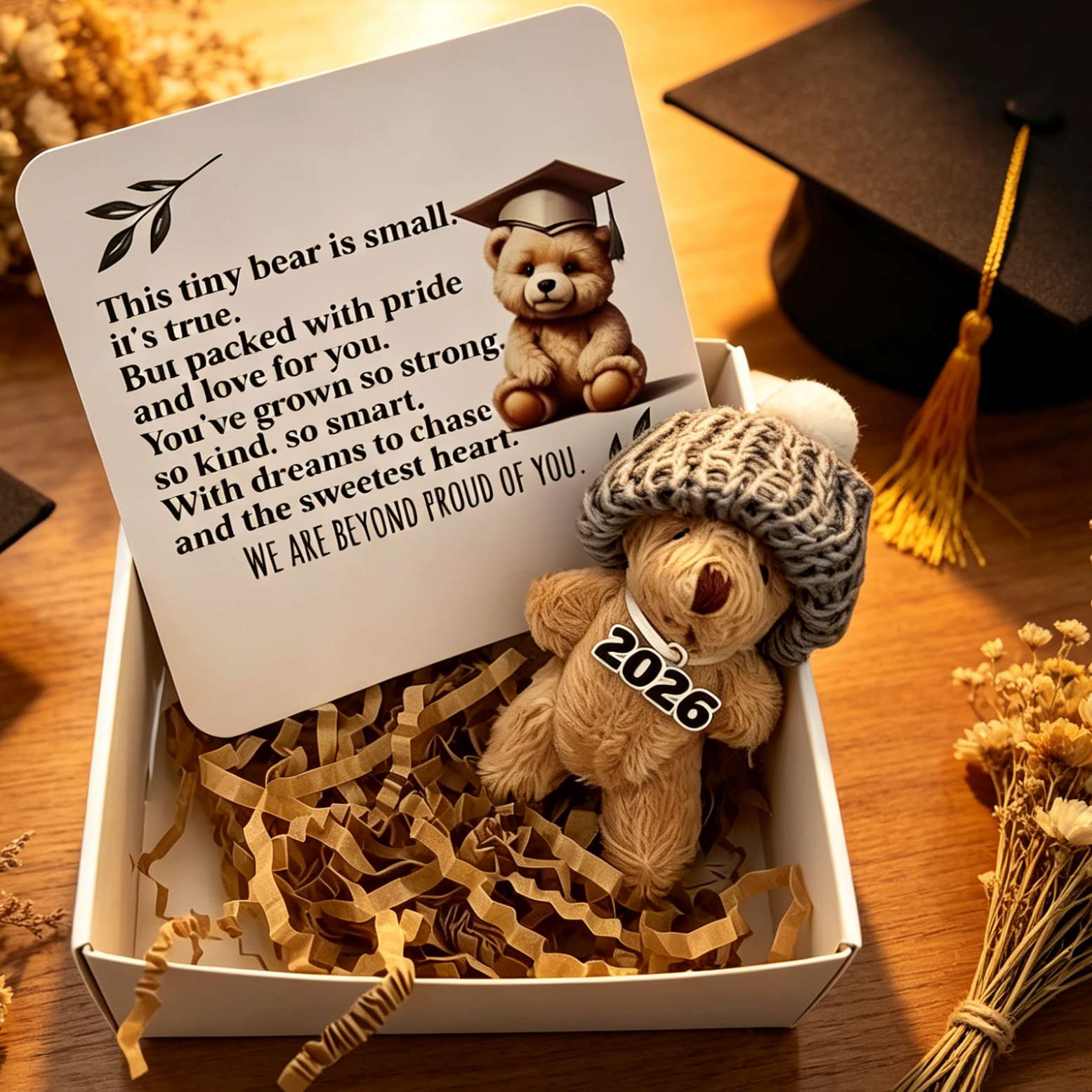 2026 Mini Graduation Teddy Bear 