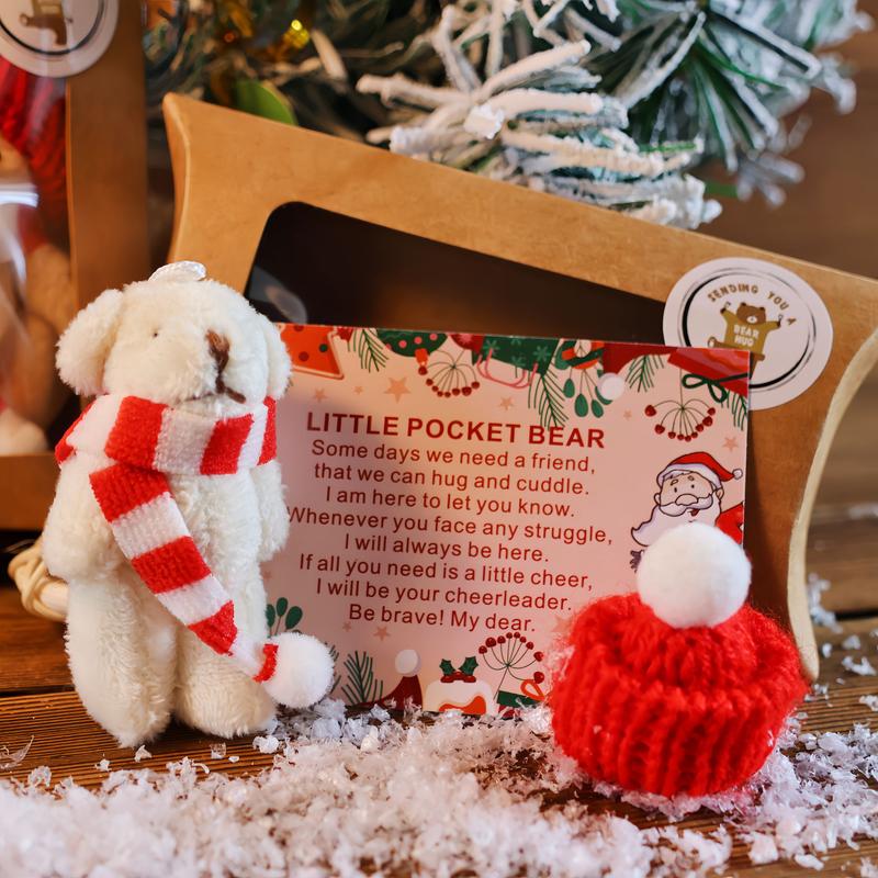 Christmas Mini Stuffed Teddy Bear in Box