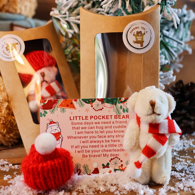 Christmas Mini Stuffed Teddy Bear in Box