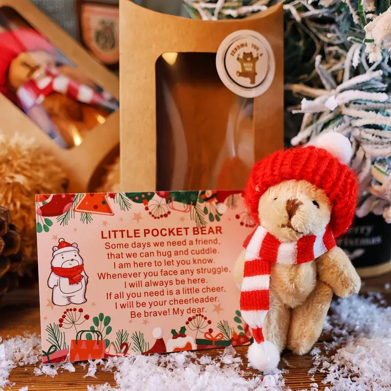 Christmas Mini Stuffed Teddy Bear in Box
