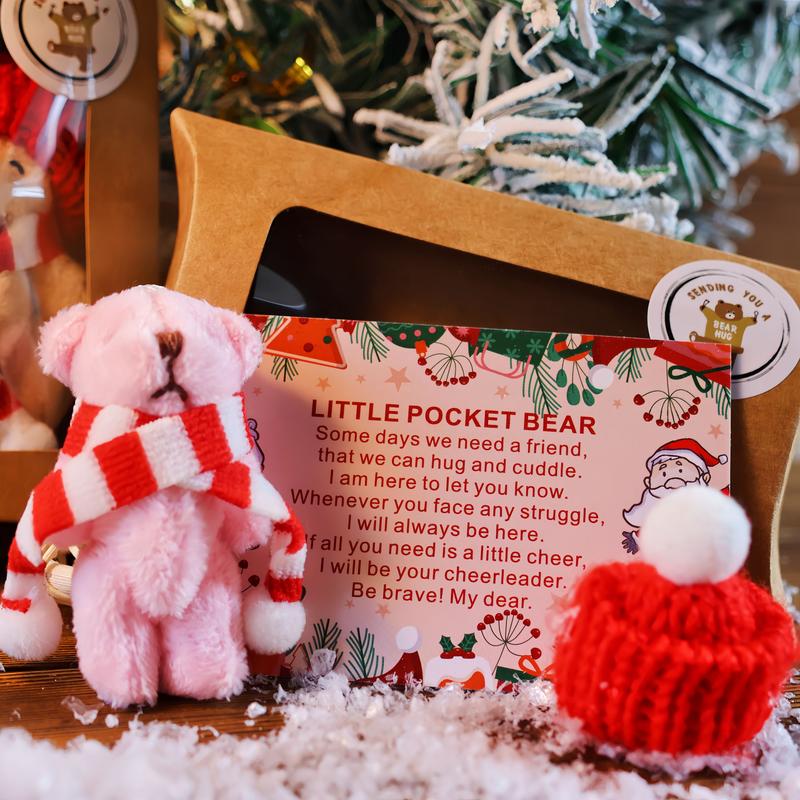 Christmas Mini Stuffed Teddy Bear in Box