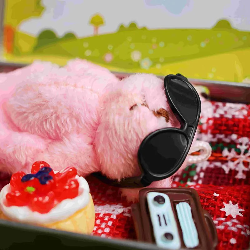 Teddy Bear in Pocket Tin, 1 Count Cute Bear Doll, Picnic Gift, Mini Plush Toy for Birthday Gift, Party Favors, Soft Stuffed Animals Funny Gift, Snuggle Bear