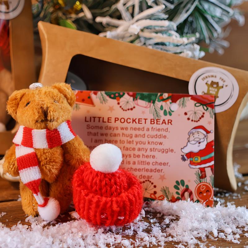 Christmas Mini Stuffed Teddy Bear in Box