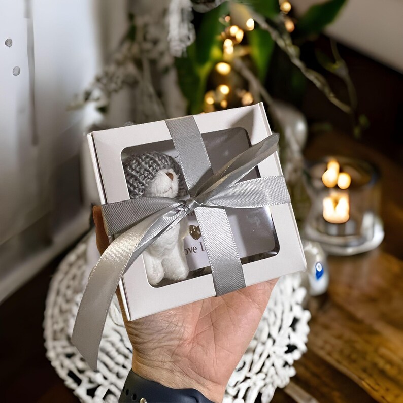 Personalised Tiny Teddy Bear Gift Box – Mother’s Day Keepsake Message
