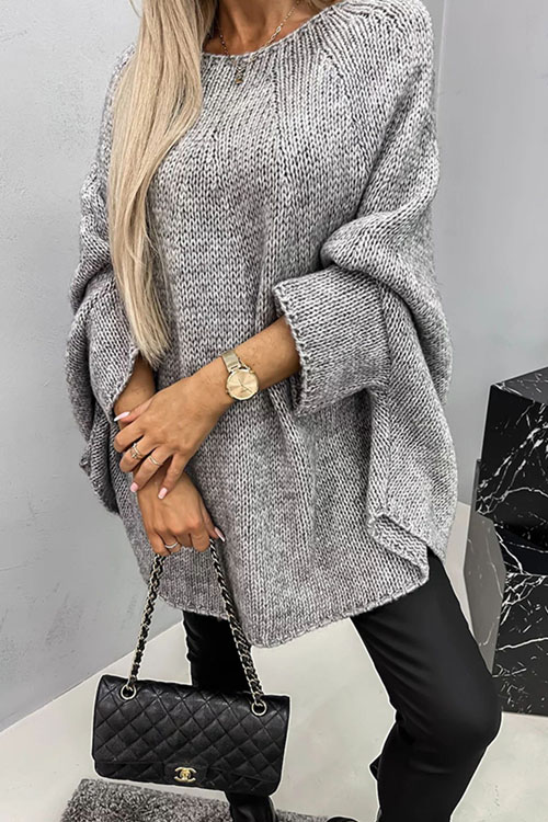 Nonnadress Cape poncho style fashionable knitted shawl sweater