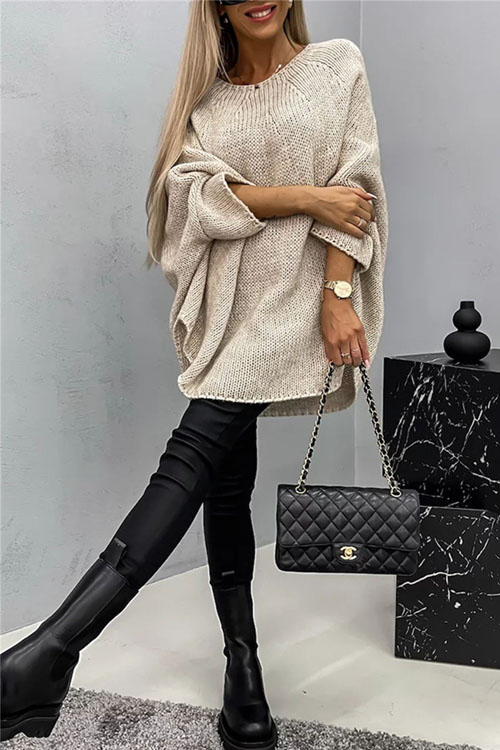 Nonnadress Cape poncho style fashionable knitted shawl sweater