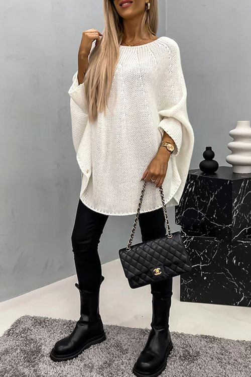 Nonnadress Cape poncho style fashionable knitted shawl sweater