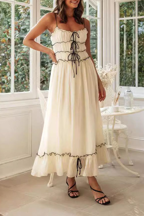 Nonnadress Temperament Strapless Splicing Dress