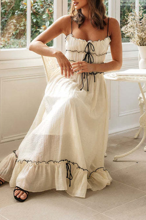 Nonnadress Temperament Strapless Splicing Dress