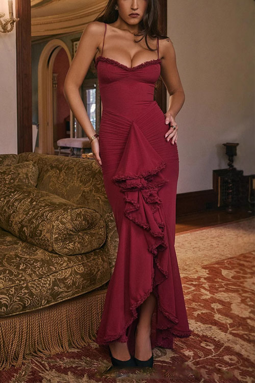 Nonnadress Yellow Lace Long Spice Girl Dress