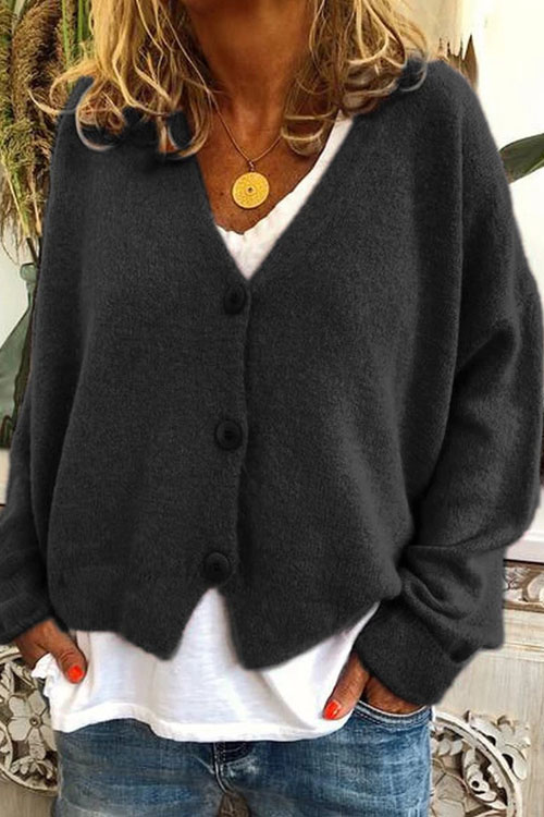 Nonnadress Autumn and Winter Casual Loose Knit Cardigan