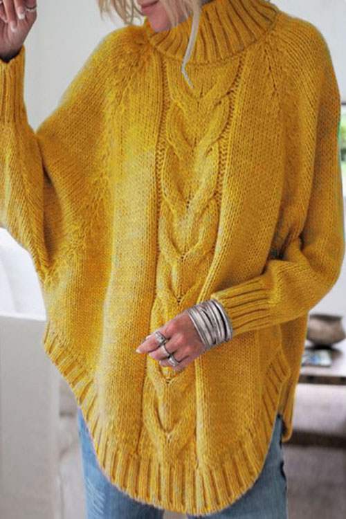 Nonnadress Loose Batwing Sleeve Pullover Sweater