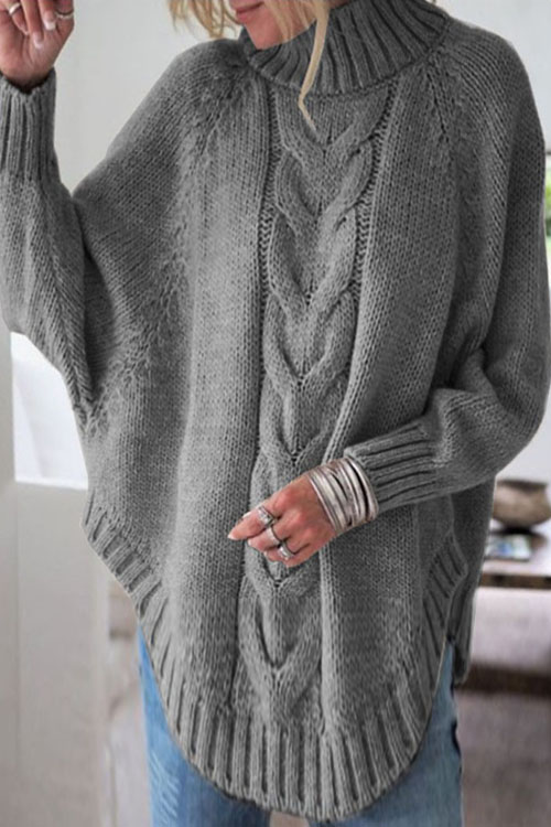 Nonnadress Loose Batwing Sleeve Pullover Sweater