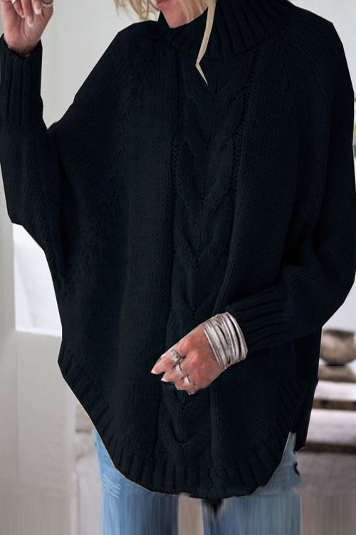 Nonnadress Loose Batwing Sleeve Pullover Sweater