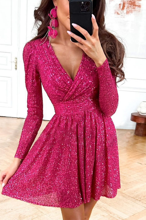 Nonnadress Sequin Casual Fashionable Loose Dress