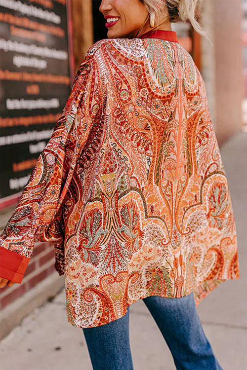 Nonnadress Retro Printed Loose Street Fashion Shirt top