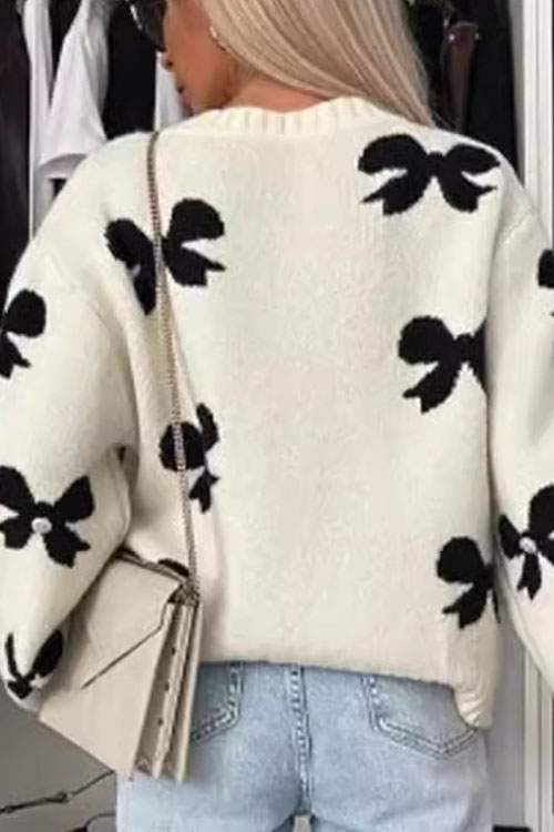 Nonnadress Trendy street style sweet strappy sweater