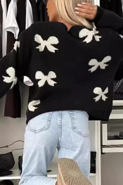 Nonnadress Trendy street style sweet strappy sweater