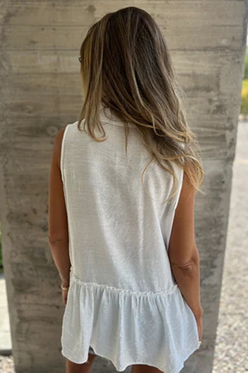 Nonnadress Lapel Button Down Pleated Ruffle Holiday Shirt