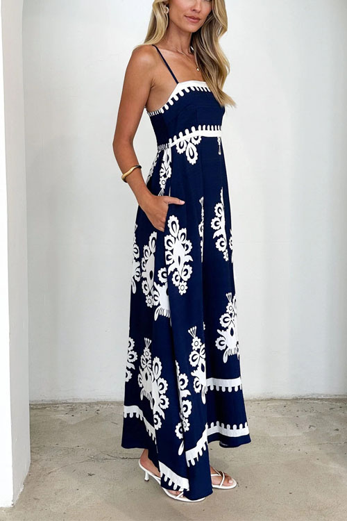 Nonnadress Positioning Waist-slimming Big Swing Halter Dress