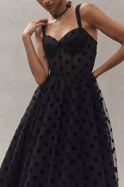 Nonnadresss Mesh Zip Women Dress