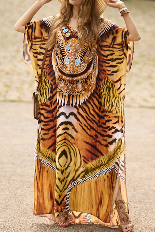 Nonnadress Beach Loose Plus Size Cover Up Long Dress