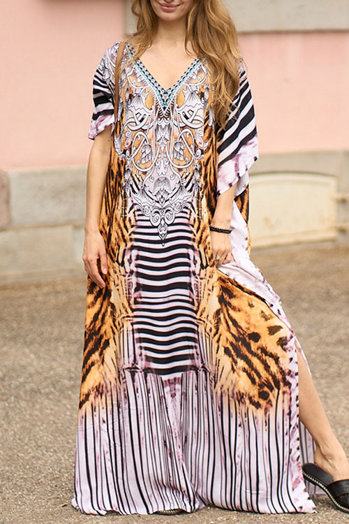 Nonnadress Beach Loose Plus Size Cover Up Long Dress