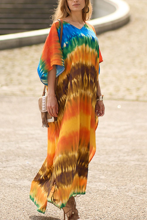 Nonnadress Beach Loose Plus Size Cover Up Long Dress