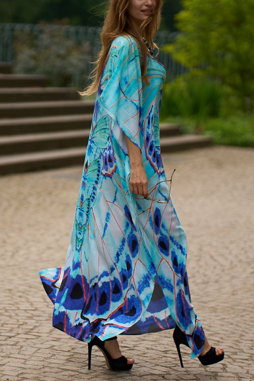 Nonnadress Beach Loose Plus Size Cover Up Long Dress