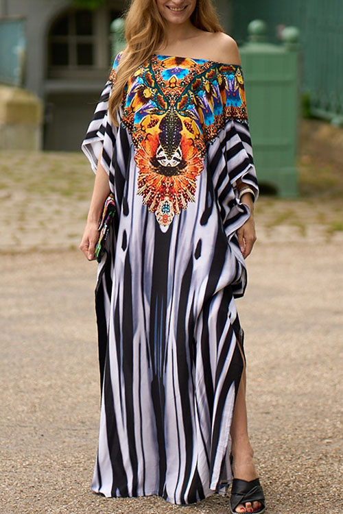 Nonnadress Beach Loose Plus Size Cover Up Long Dress