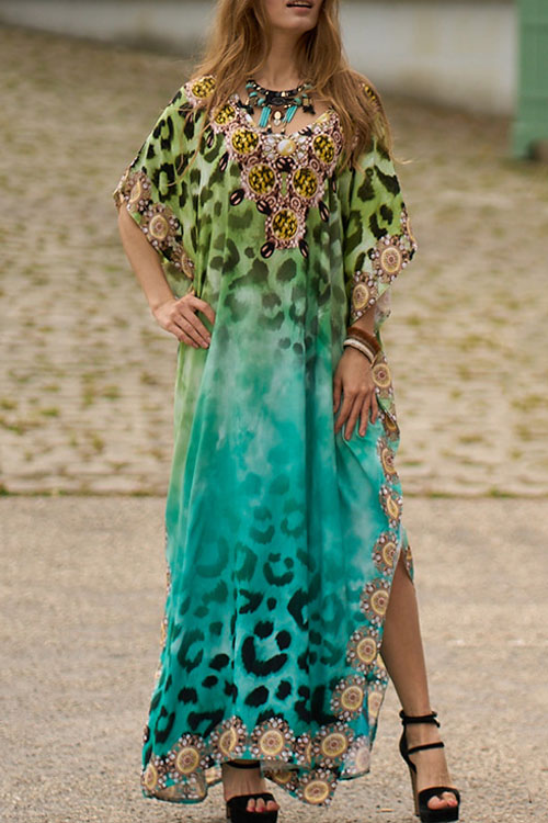 Nonnadress Beach Loose Plus Size Cover Up Long Dress