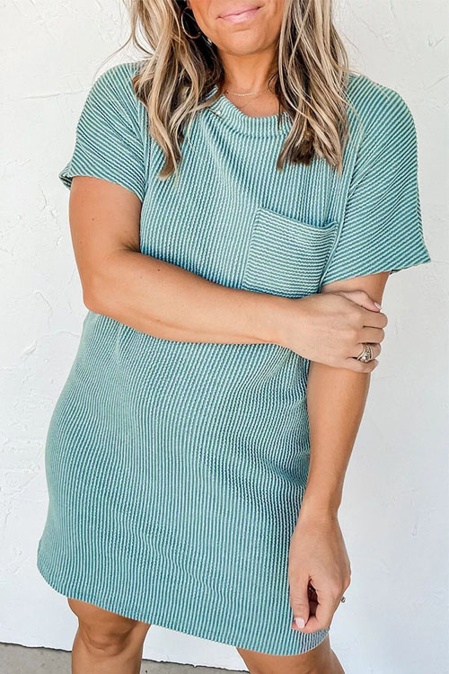 Nonnadress Round Neck Printed Chic Dress