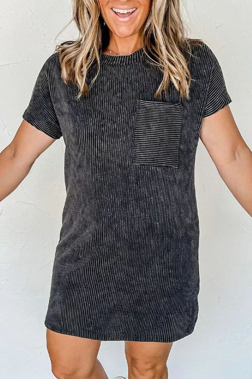 Nonnadress Round Neck Printed Chic Dress