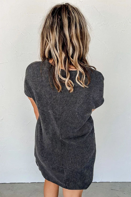 Nonnadress Round Neck Printed Chic Dress