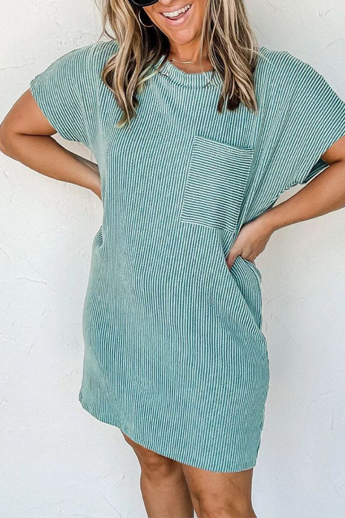 Nonnadress Round Neck Printed Chic Dress