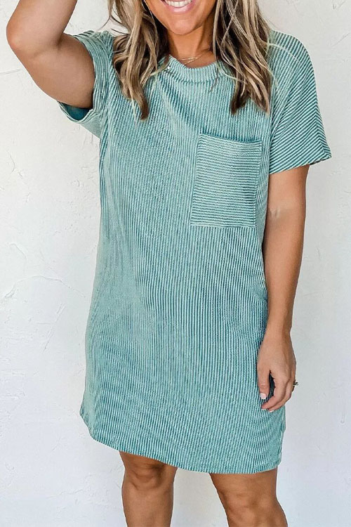 Nonnadress Round Neck Printed Chic Dress