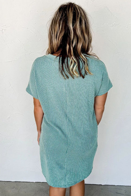 Nonnadress Round Neck Printed Chic Dress