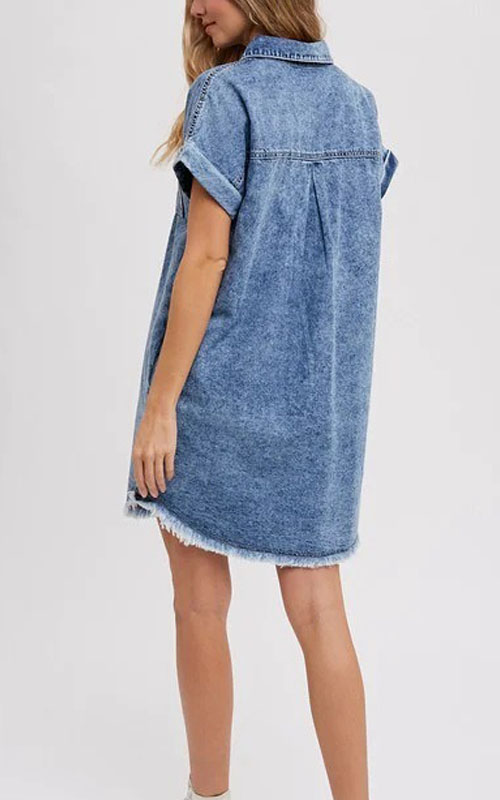 Nonnadress Loose Denim Dress for Spring & Summer