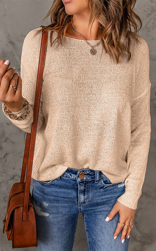 Nonnadress Casual Loose Sweater Top
