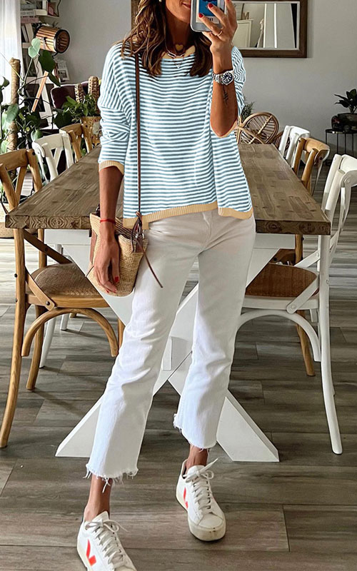 Nonnadress Loose Long Sleeve Knit Pullover Top