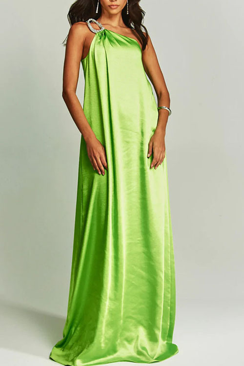 Nonnadress Satin Slouchy Casual Dress