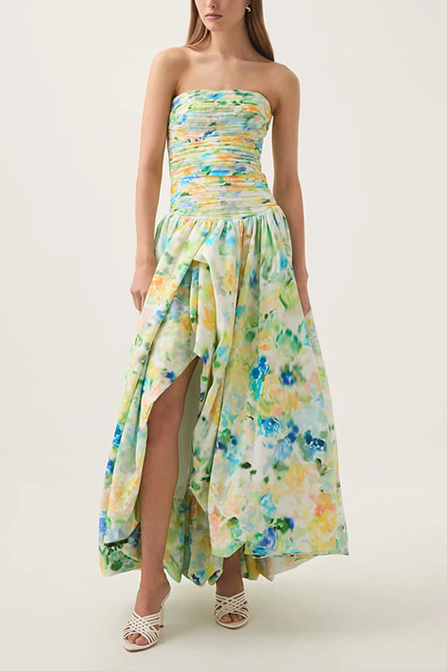 Nonnadress Haute Couture Waisted Fashionable Sexy Split Long Skirt