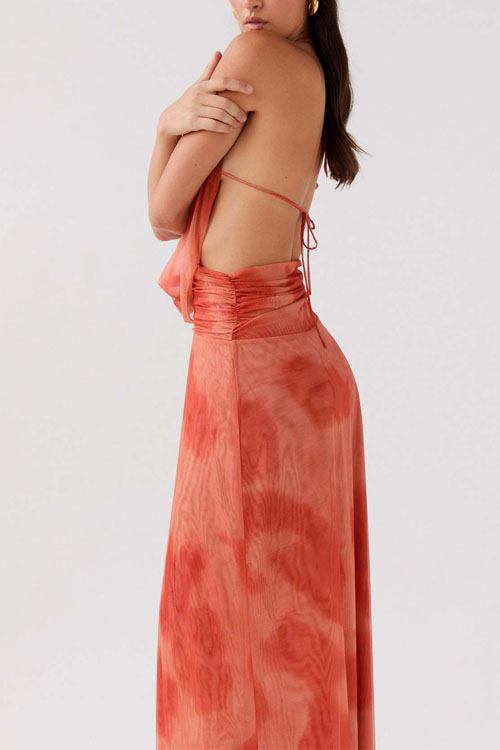 Nonnadress Fashion Swing Neck Printed Dress