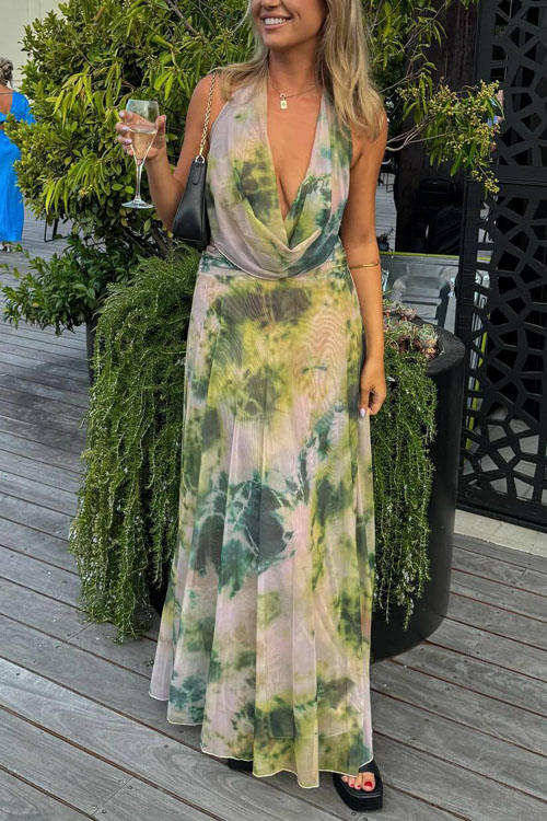 Nonnadress Fashion Swing Neck Printed Dress