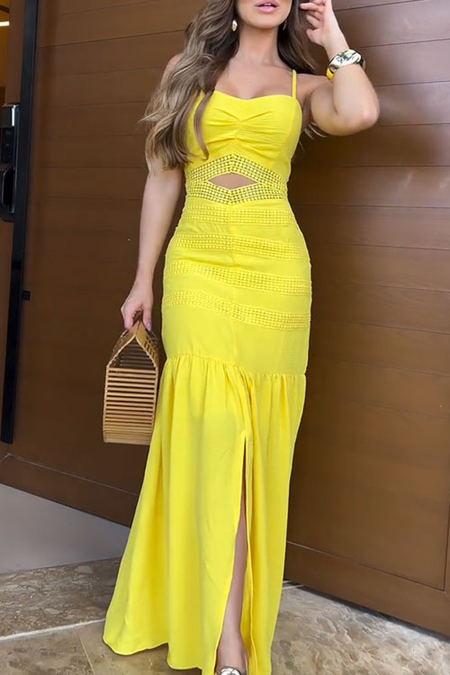 Nonnadress Lily Wong Halter Split Dress