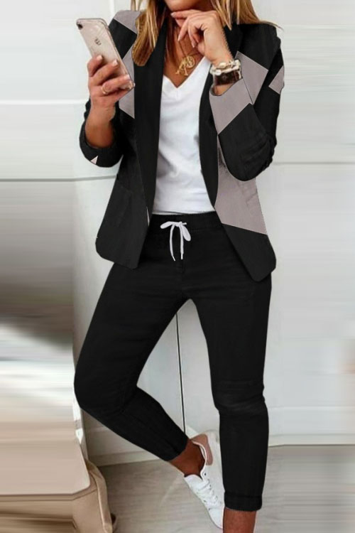 Nonnadress Printed and fashionable suit two piece set