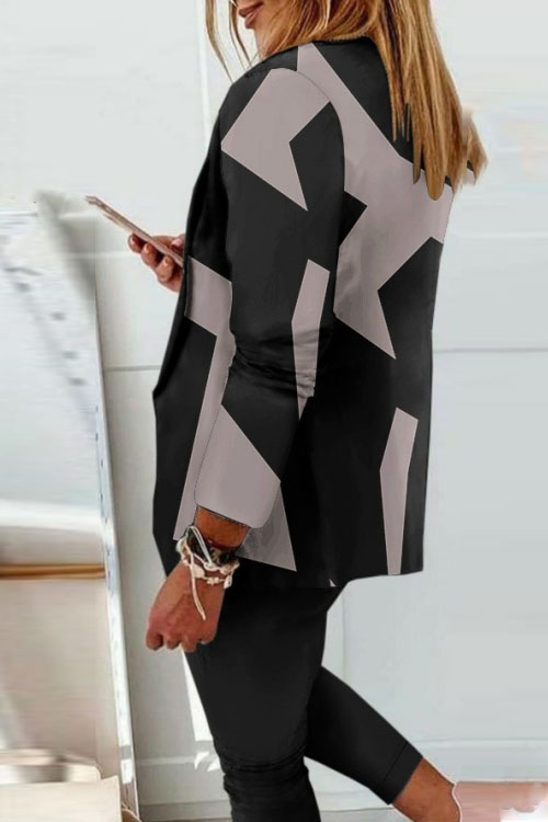 Nonnadress Printed and fashionable suit two piece set